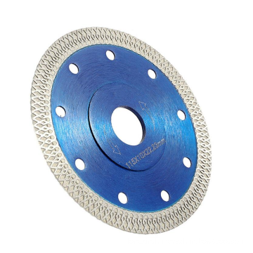 125mm super thin X shape diamond porcelain saw blade hot sintered diamond circular disc for cutting porcelain tiles